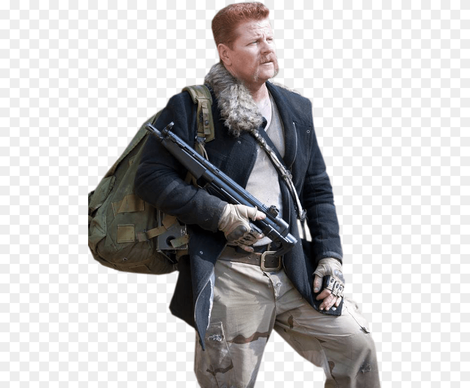Abraham Ford The Walking Dead, Weapon, Clothing, Coat, Firearm Free Png