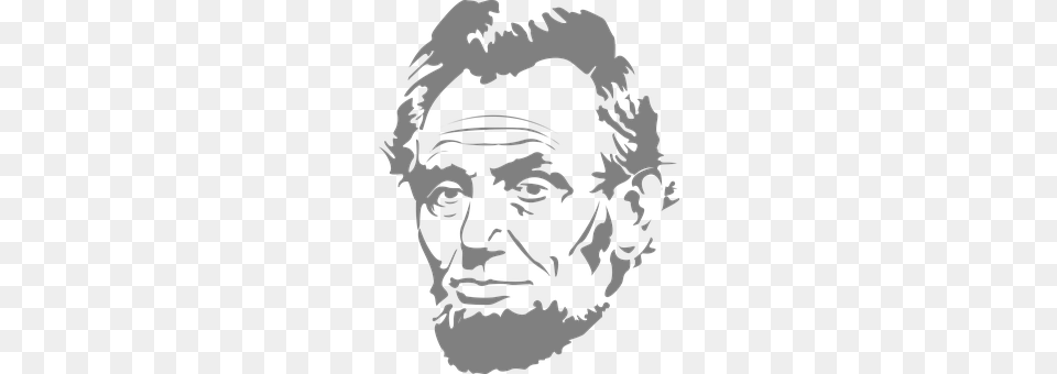 Abraham Lincoln Stencil, Photography, Adult, Male Free Transparent Png
