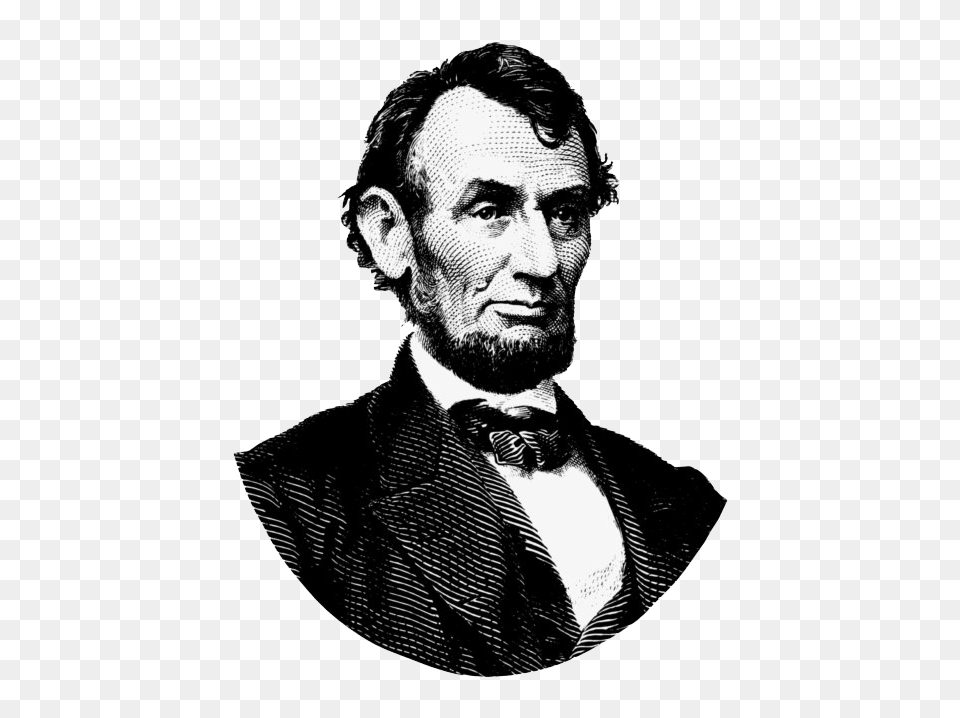Abraham Lincoln, Head, Adult, Portrait, Photography Png Image