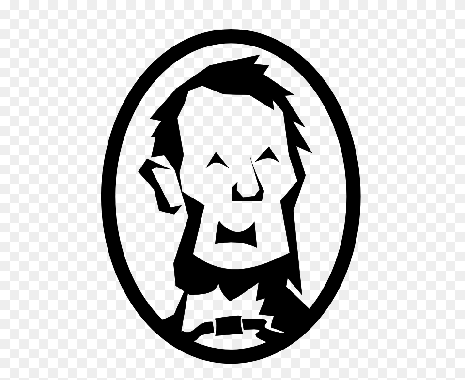 Abraham Lincoln Abraham Lincoln Lincoln Abraham, Stencil, Baby, Person, Logo Png