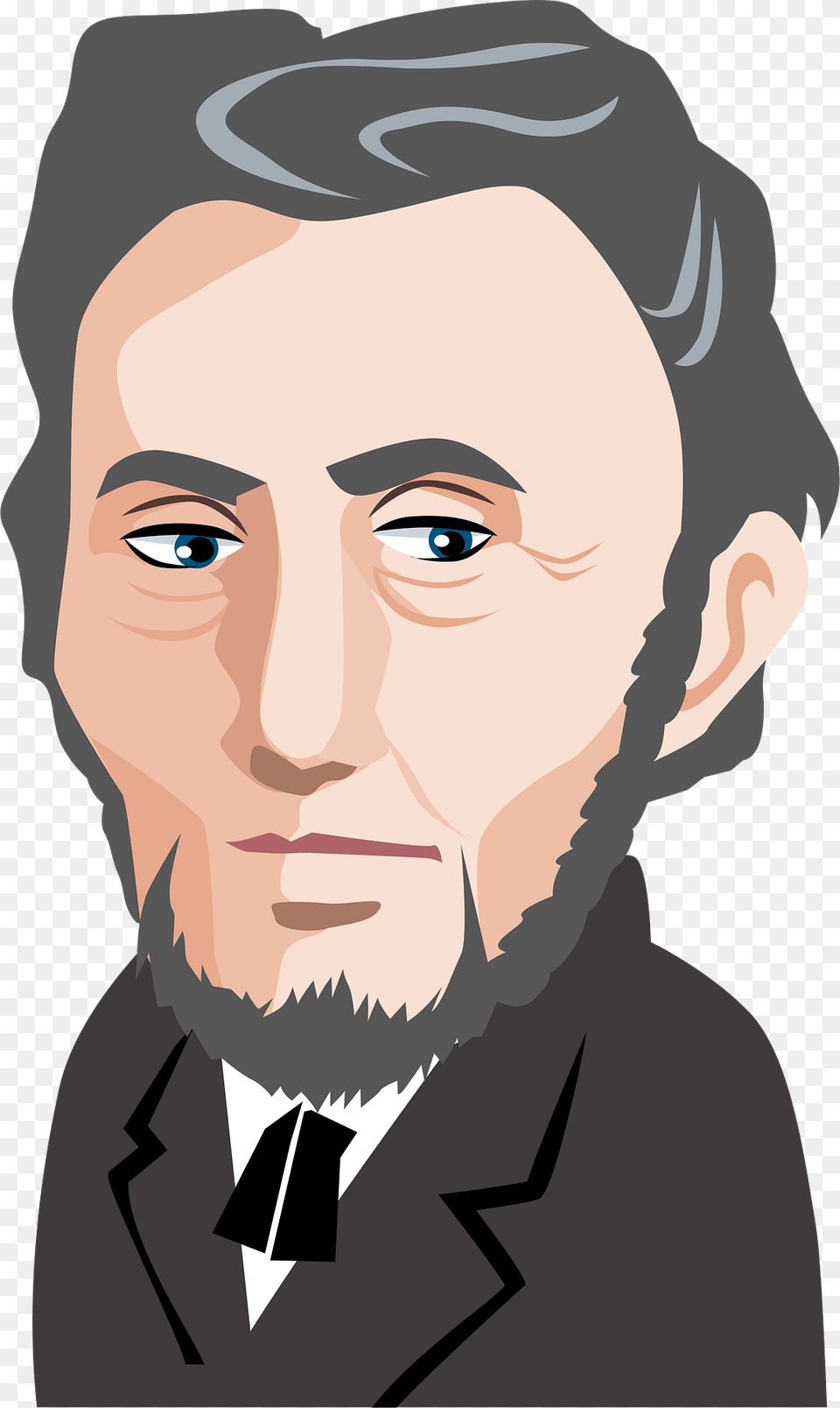 Abraham Lincoln Clipart, Head, Portrait, Photography, Person Png