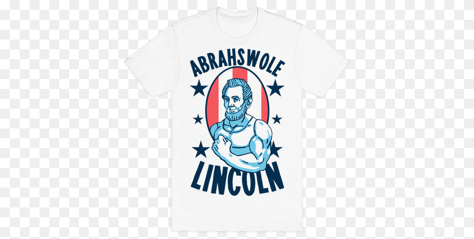 Abraham Lincoln Fitness T Shirts Jewelries And More Lookhuman, Clothing, T-shirt, Baby, Person Free Png