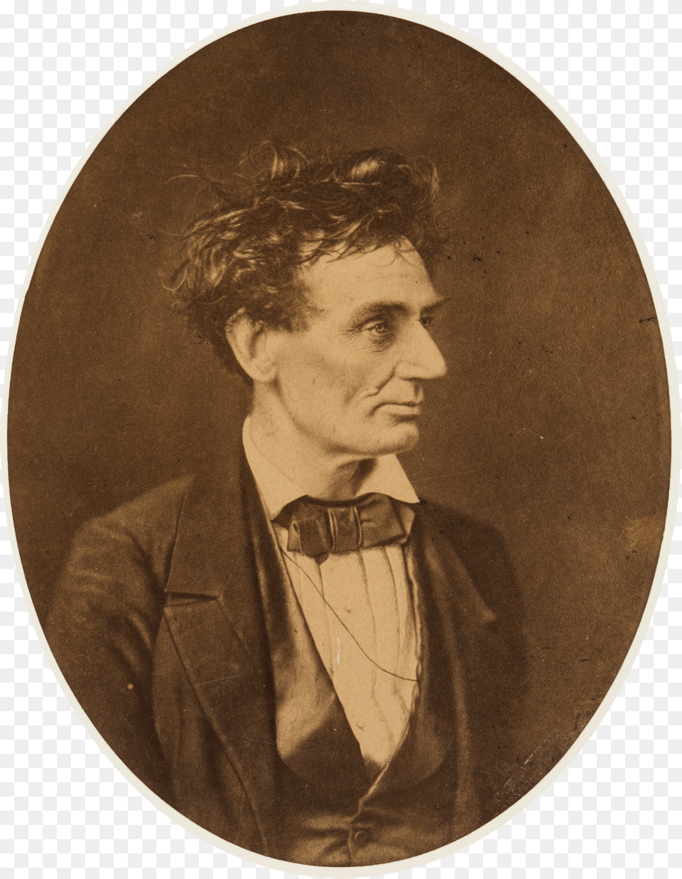 Abraham Lincoln O 2 By Hesler 1857 Abraham Lincoln Crazy Hair, Male, Painting, Man, Photography Free Png