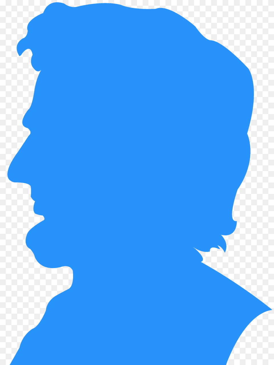 Abraham Lincoln Silhouette, Head, Person, Face, Outdoors Png Image