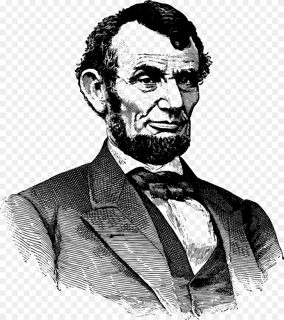 Abraham Lincoln Sketch, Adult, Photography, Person, Man Free Transparent Png