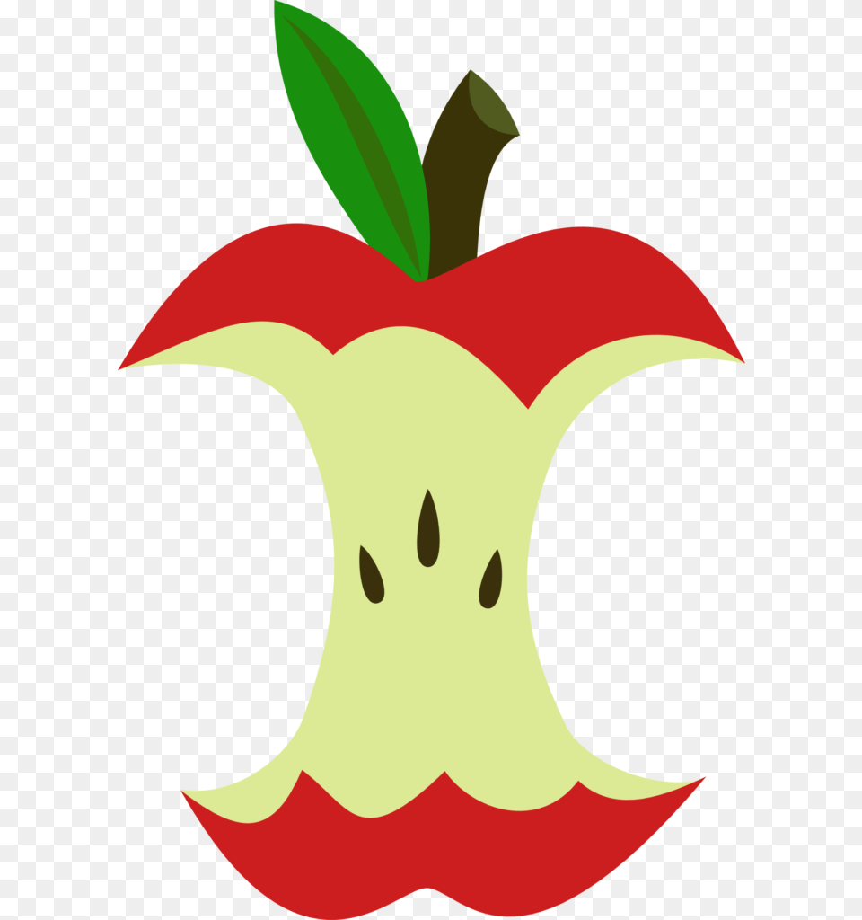 Abs Each Day And Apples On Apple Core Clipart Clip, Leaf, Plant, Food, Fruit Png Image