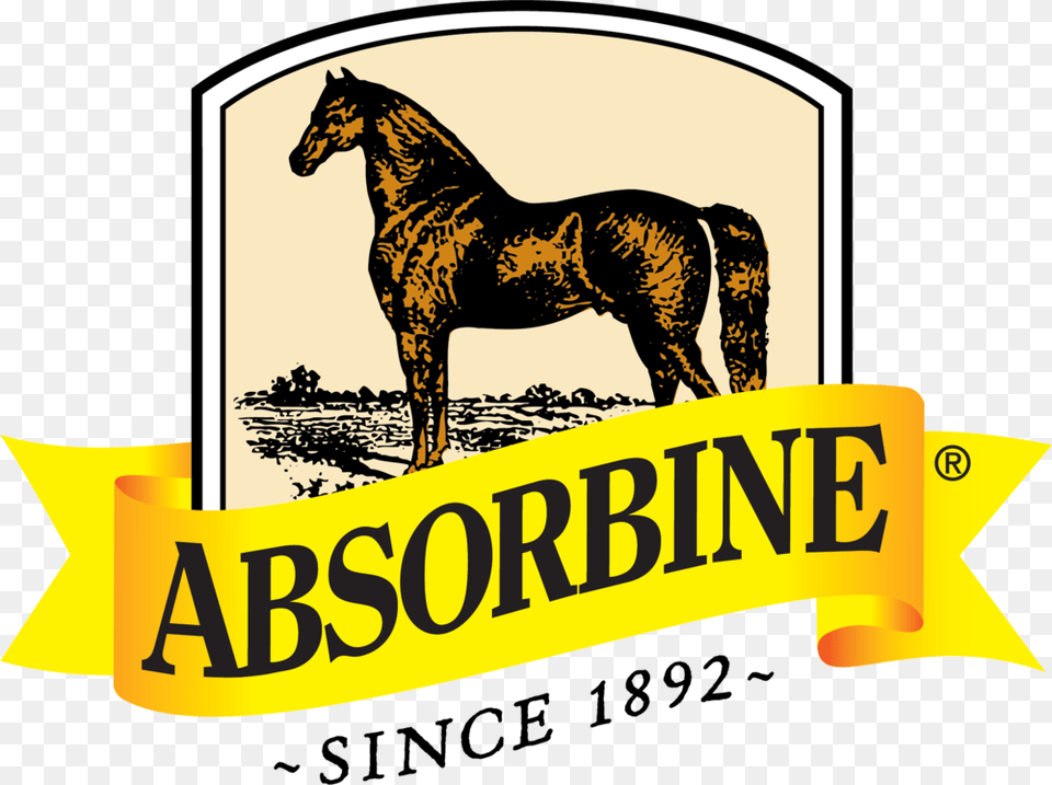 Abs Keyhole Absorbine Logo, Animal, Horse, Mammal, Colt Horse Png Image