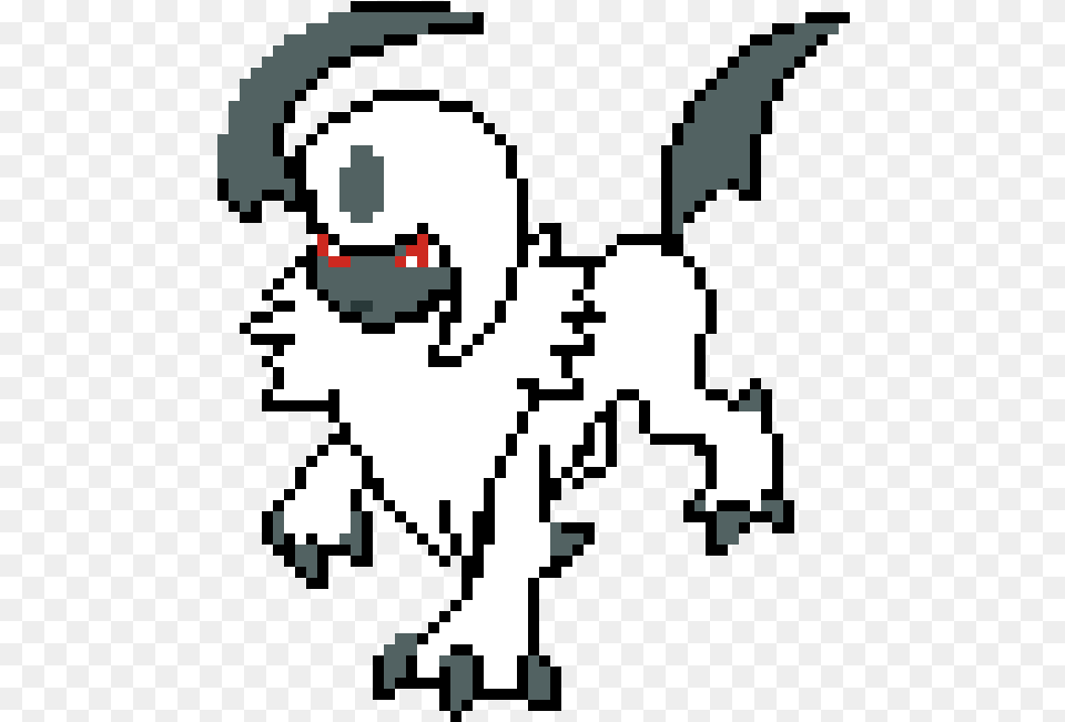 Absol Absol Pixel Art, People, Person Png Image