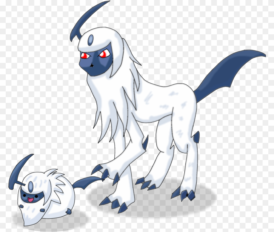 Absol Drawing Realistic Chibi, Baby, Person, Electronics, Hardware Png Image