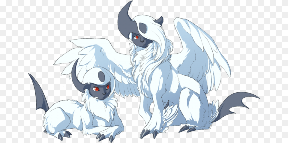 Absol Pokemon Cute Absol, Baby, Person, Animal, Bird Free Transparent Png