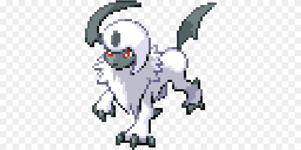 Absol Pokemon Pixel Art Absol, Adult, Male, Man, Person Free Transparent Png