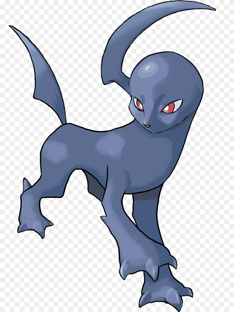 Absol With No Fur Peeled Pokemon, Alien, Person, Electronics, Hardware Free Png Download