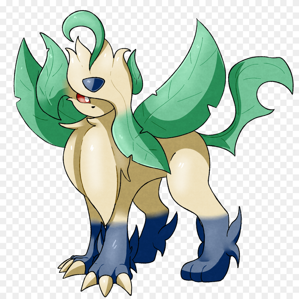 Absolleafeon Fusion Pokemon, Baby, Person, Art, Accessories Free Png