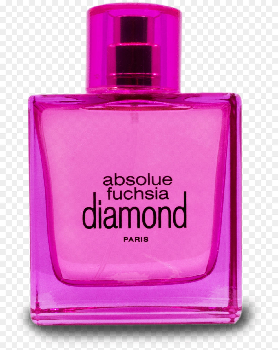 Absolue Fuchsia Diamond For Women Features A Blend Absolue Diamond Perfume, Bottle, Cosmetics Png Image