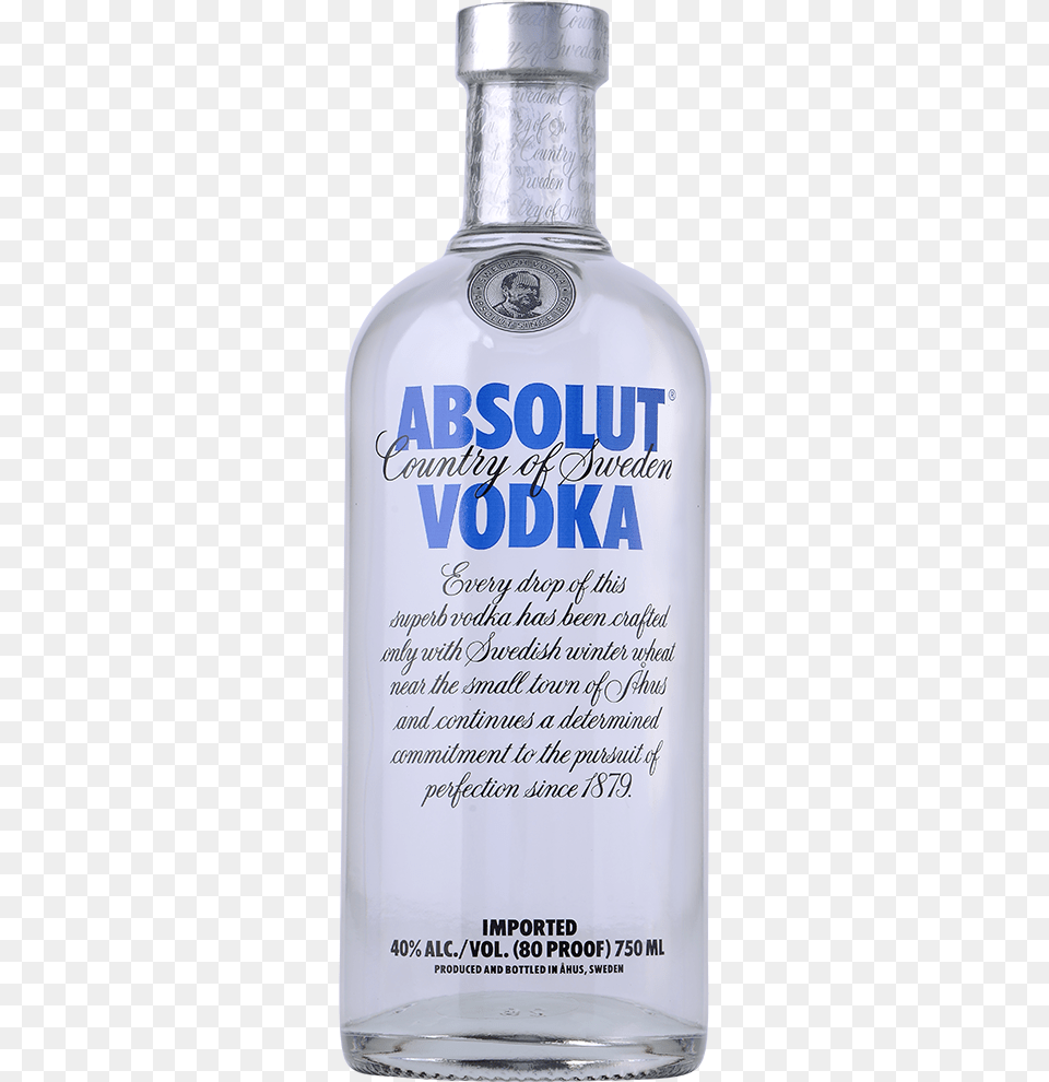 Absolut Blue Vodka 75cl Absolut 175 Lt, Alcohol, Beverage, Gin, Liquor Free Png Download