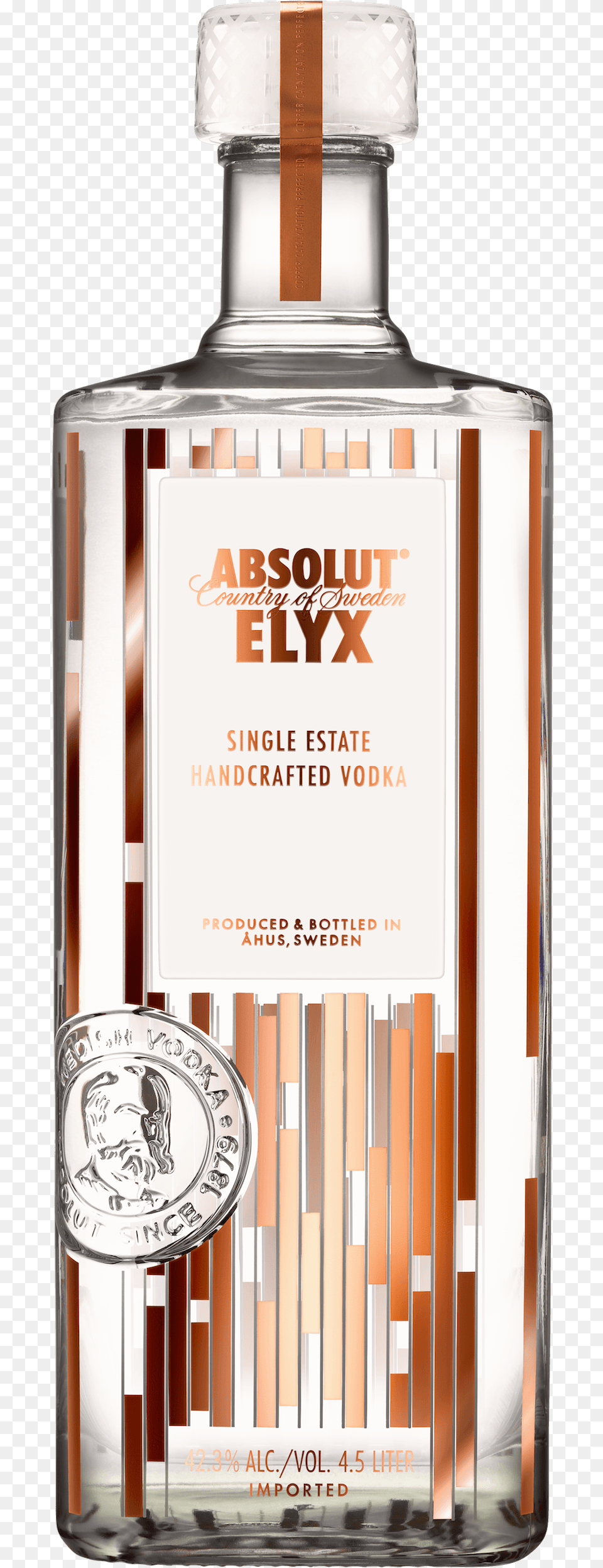 Absolut Elyx Absolut Vodka, Alcohol, Beverage, Gin, Liquor Free Png Download