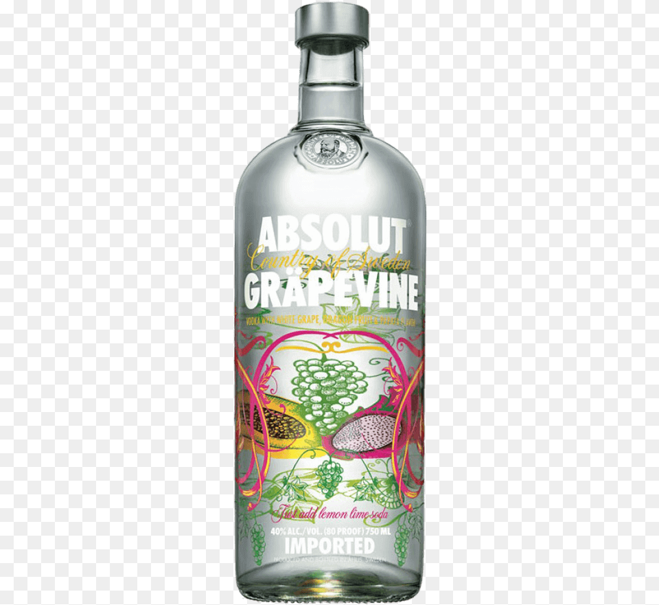 Absolut Grapevine Absolut Vodka Grapevine, Alcohol, Beverage, Gin, Liquor Png Image