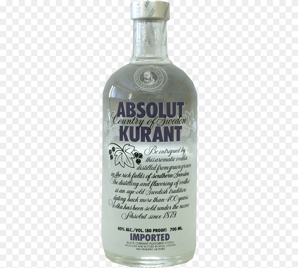 Absolut Kurant, Alcohol, Beverage, Liquor, Gin Free Png Download