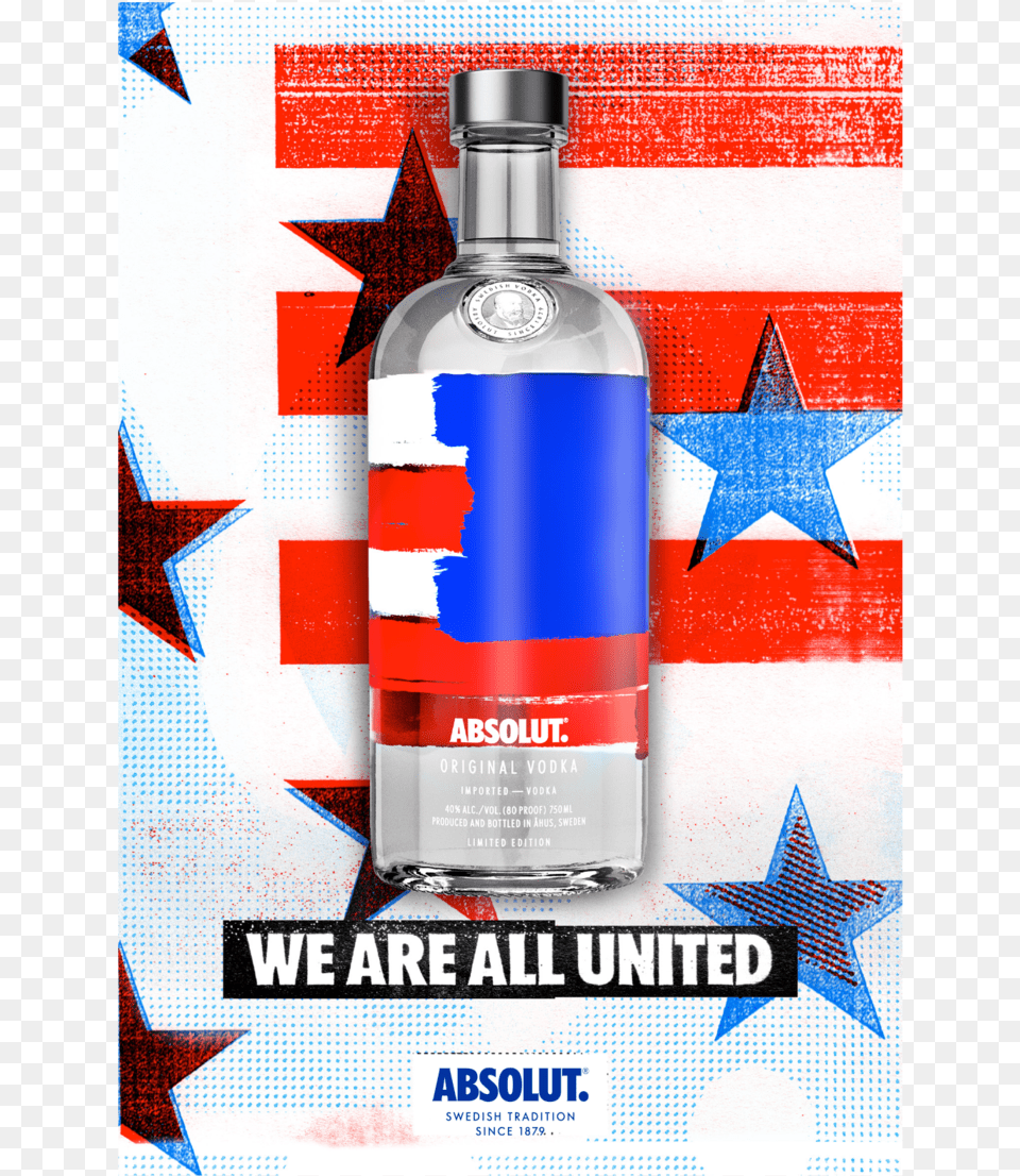 Absolut Usa Summer, Bottle, Cosmetics, Perfume, Alcohol Free Png Download