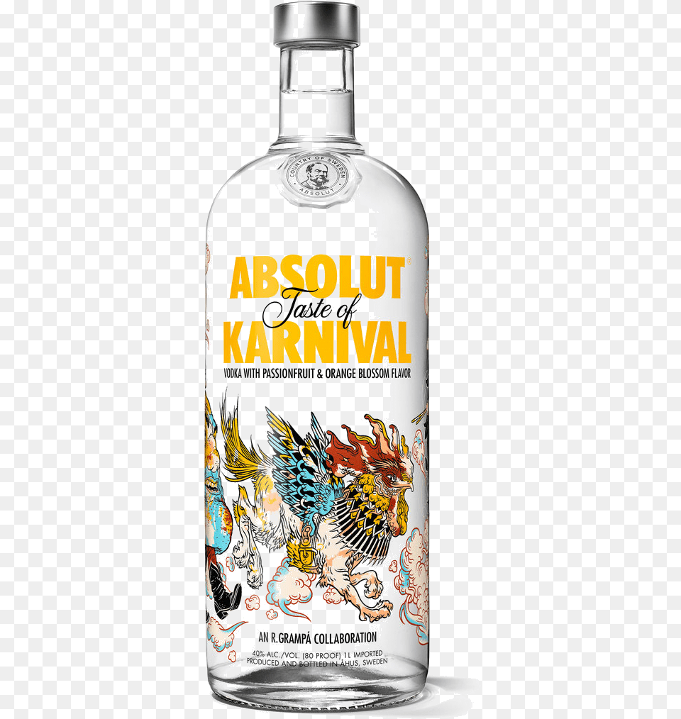 Absolut Vodka, Alcohol, Beverage, Liquor, Bottle Png