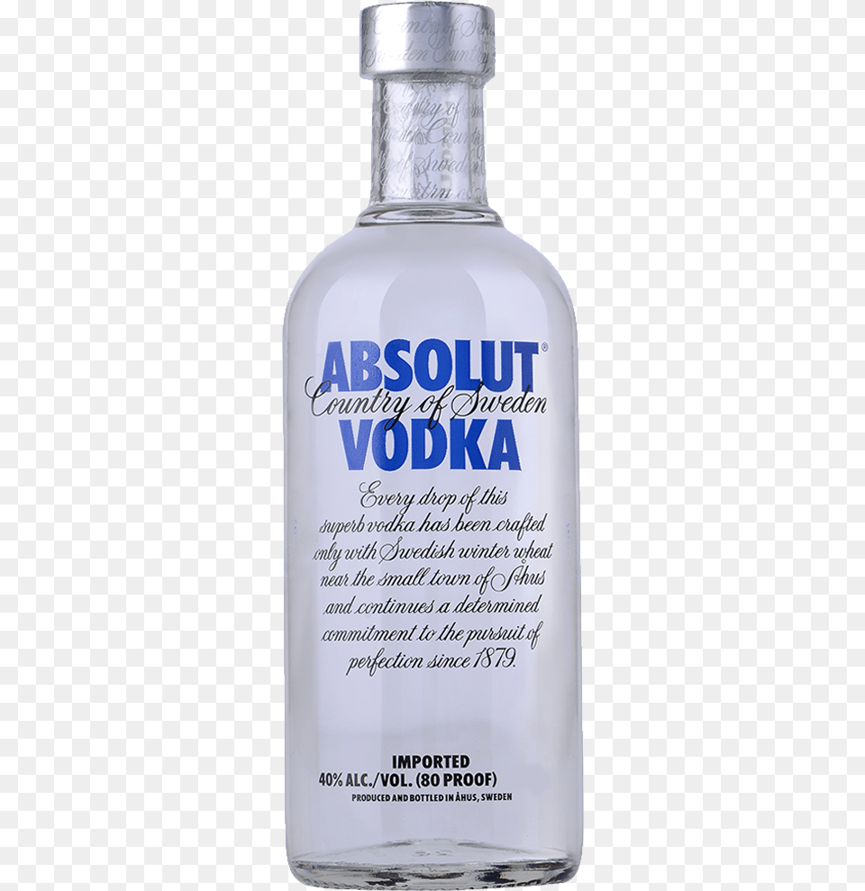Absolut Vodka, Alcohol, Beverage, Liquor, Gin Free Png