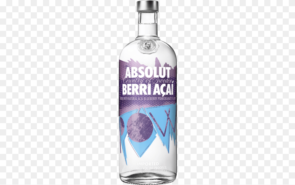 Absolut Vodka Berri Acai, Alcohol, Beverage, Gin, Liquor Free Png Download