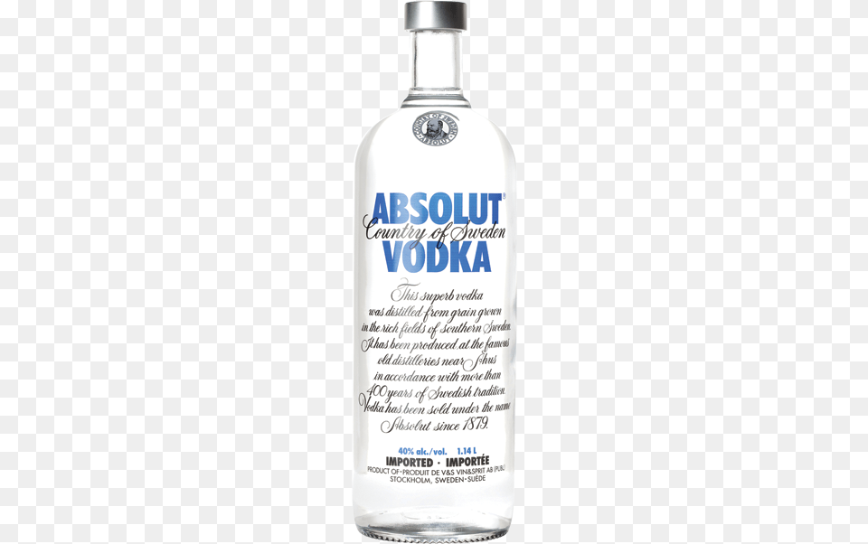 Absolut Vodka Bottle Absolut Vodka 1 Litre, Alcohol, Beverage, Liquor, Gin Png Image