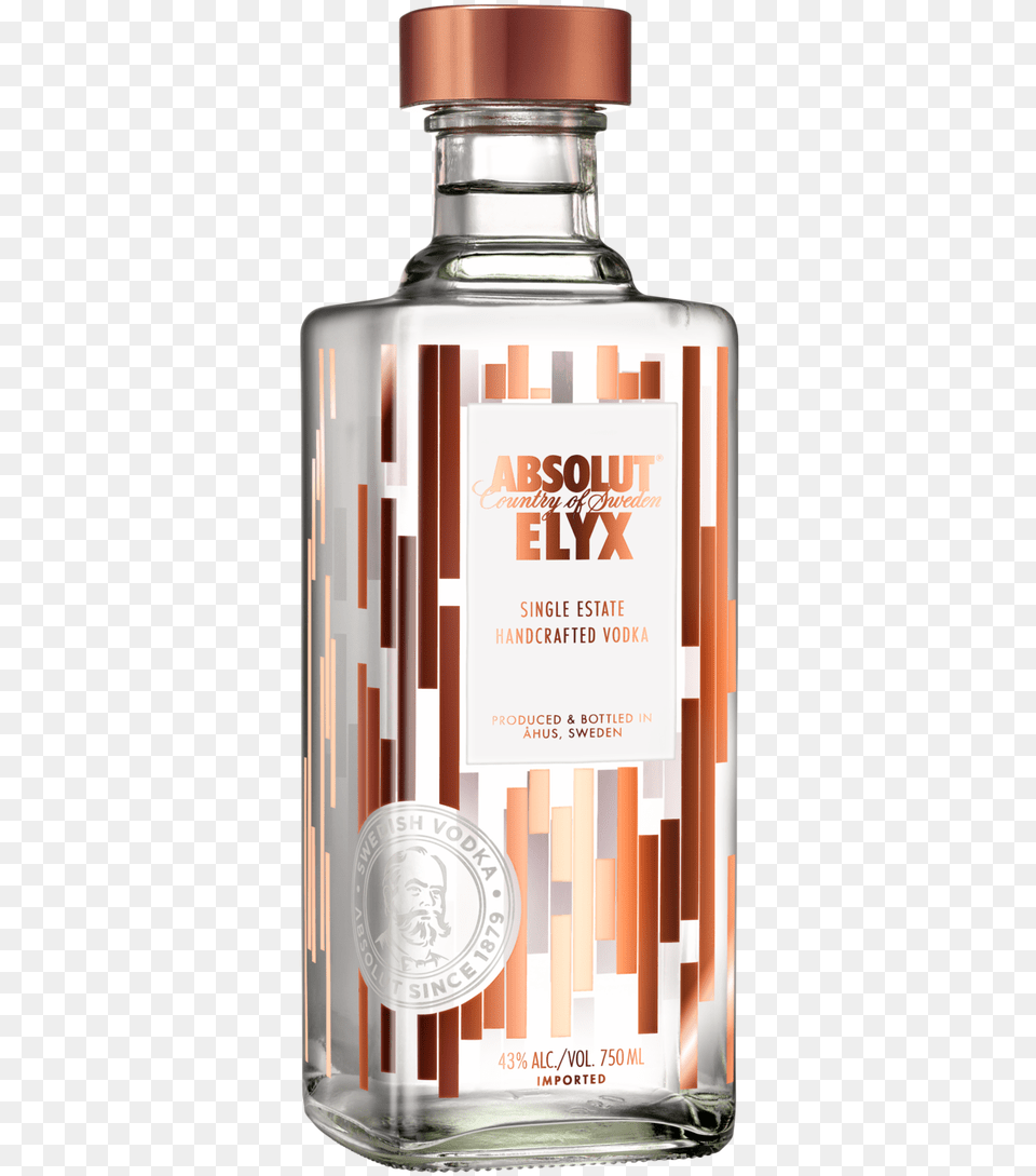 Absolut Vodka Elyx 750ml Absolut Elyx Large Bottle, Alcohol, Beverage, Liquor, Person Png