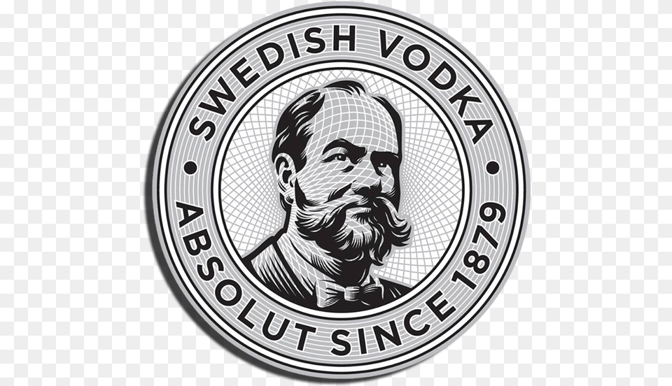 Absolut Vodka Logo, Symbol, Badge, Male, Man Free Png