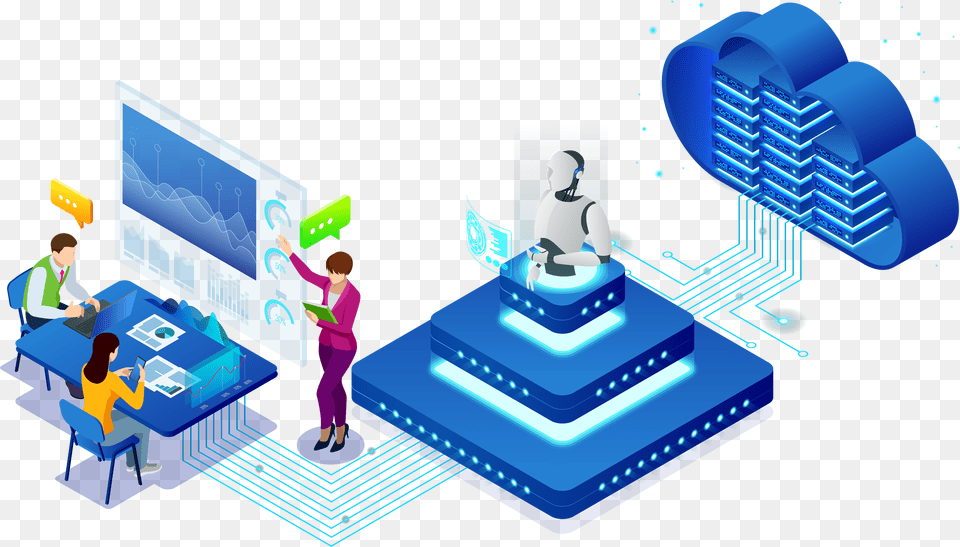Absolutdata Artificial Intelligence Machine Learning Technology And Business, Person, Art, Graphics, People Png Image