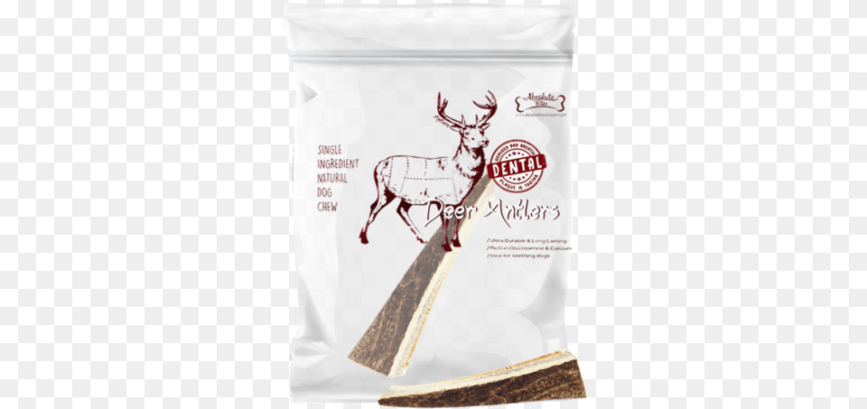 Absolute Bites Half Deer Antler Dental Dog Chew Absolute Bites Whole Deer, Animal, Mammal, Wildlife Png