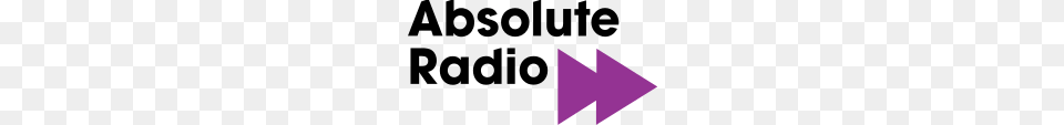 Absolute Radio Logo, Triangle, Purple, Text Free Transparent Png