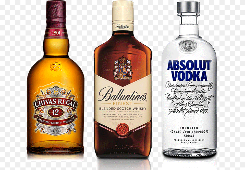 Absolute Vodka 500ml Chivas Regal 12 Years 500ml Absolute Whisky, Alcohol, Beverage, Liquor, Beer Png