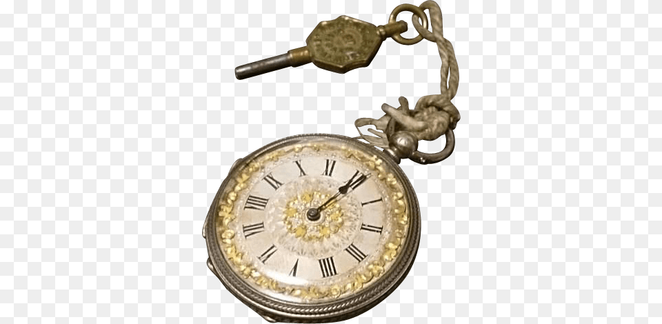 Absolutely Stunning Ladies Antique Silver Pocket Watch Victorian, Wristwatch, Accessories, Jewelry, Locket Png Image