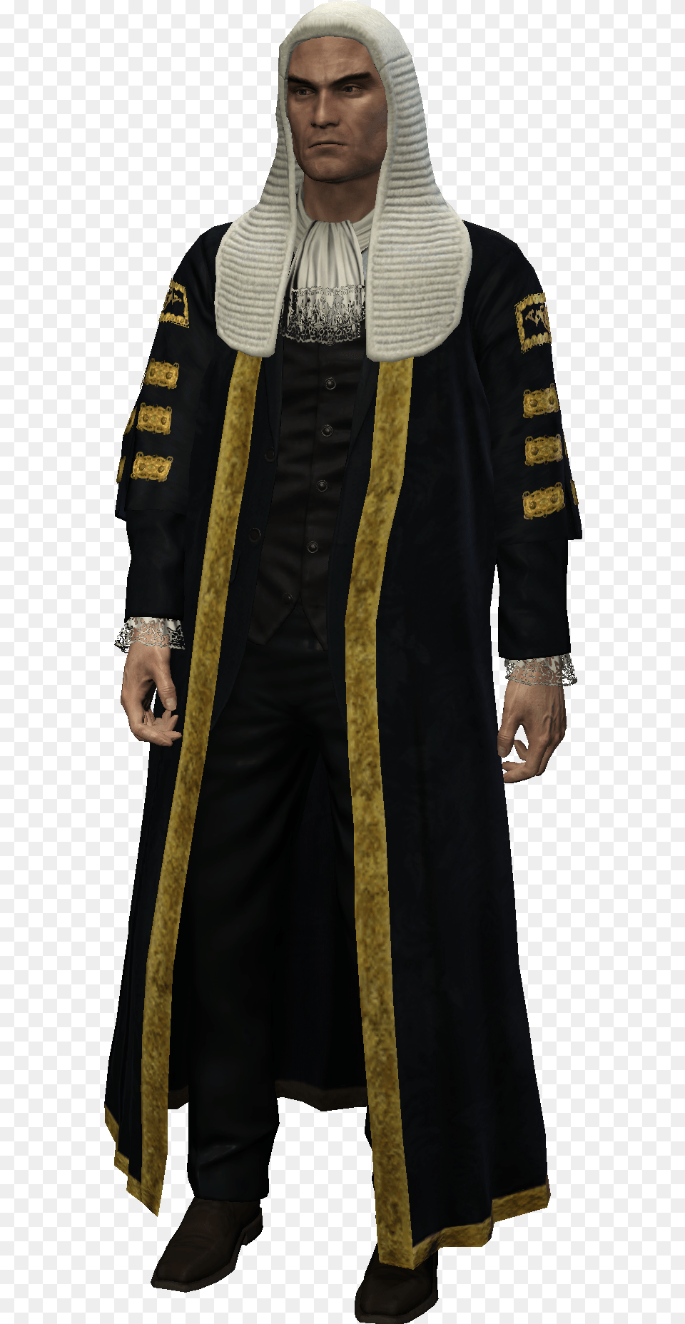 Absolution Robe Agent 47 Judge Absolution, Clothing, Coat, Fashion, Adult Png