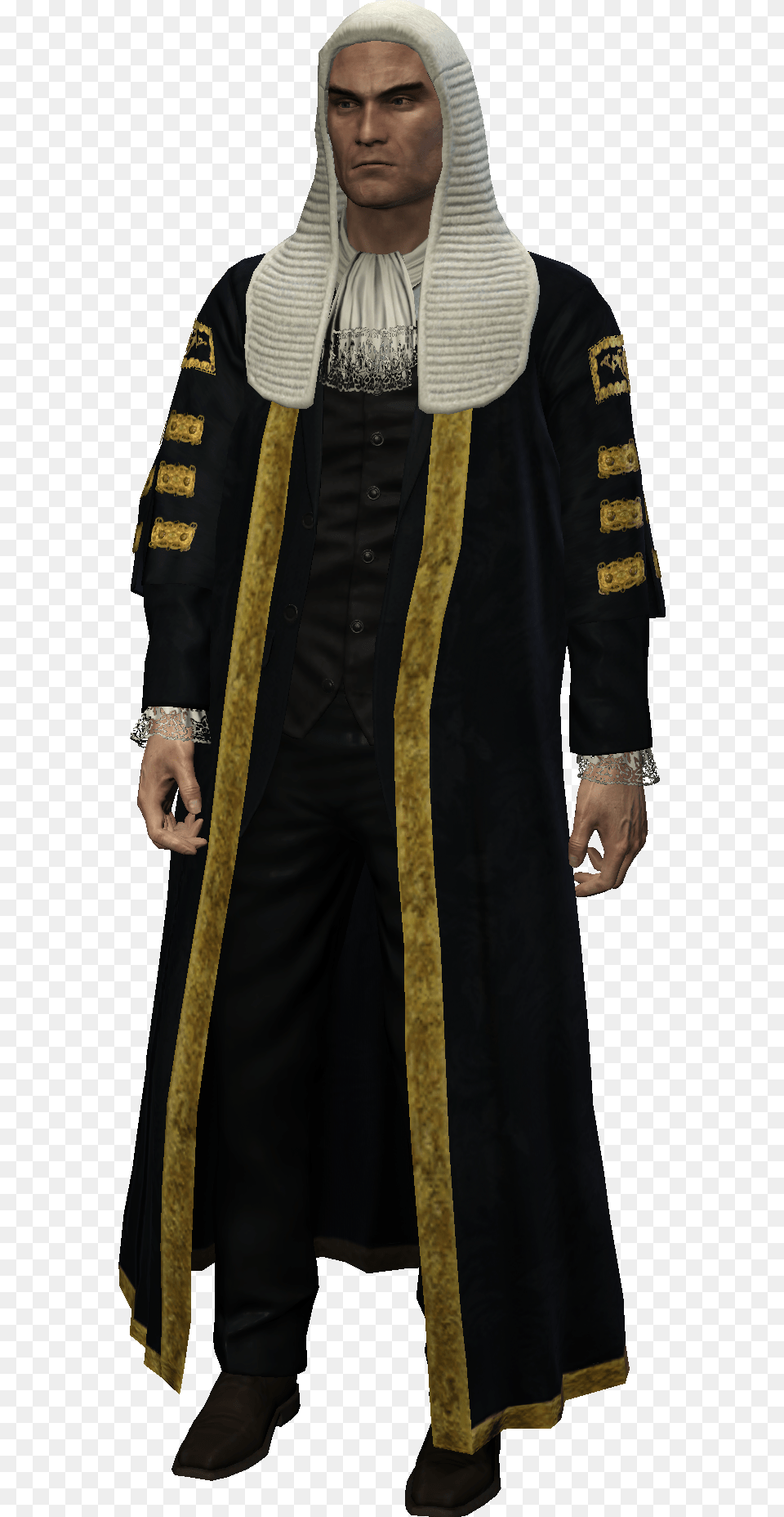 Absolution Robe Agent 47 Judge Hitman Judge, Clothing, Coat, Fashion, Sleeve Free Png