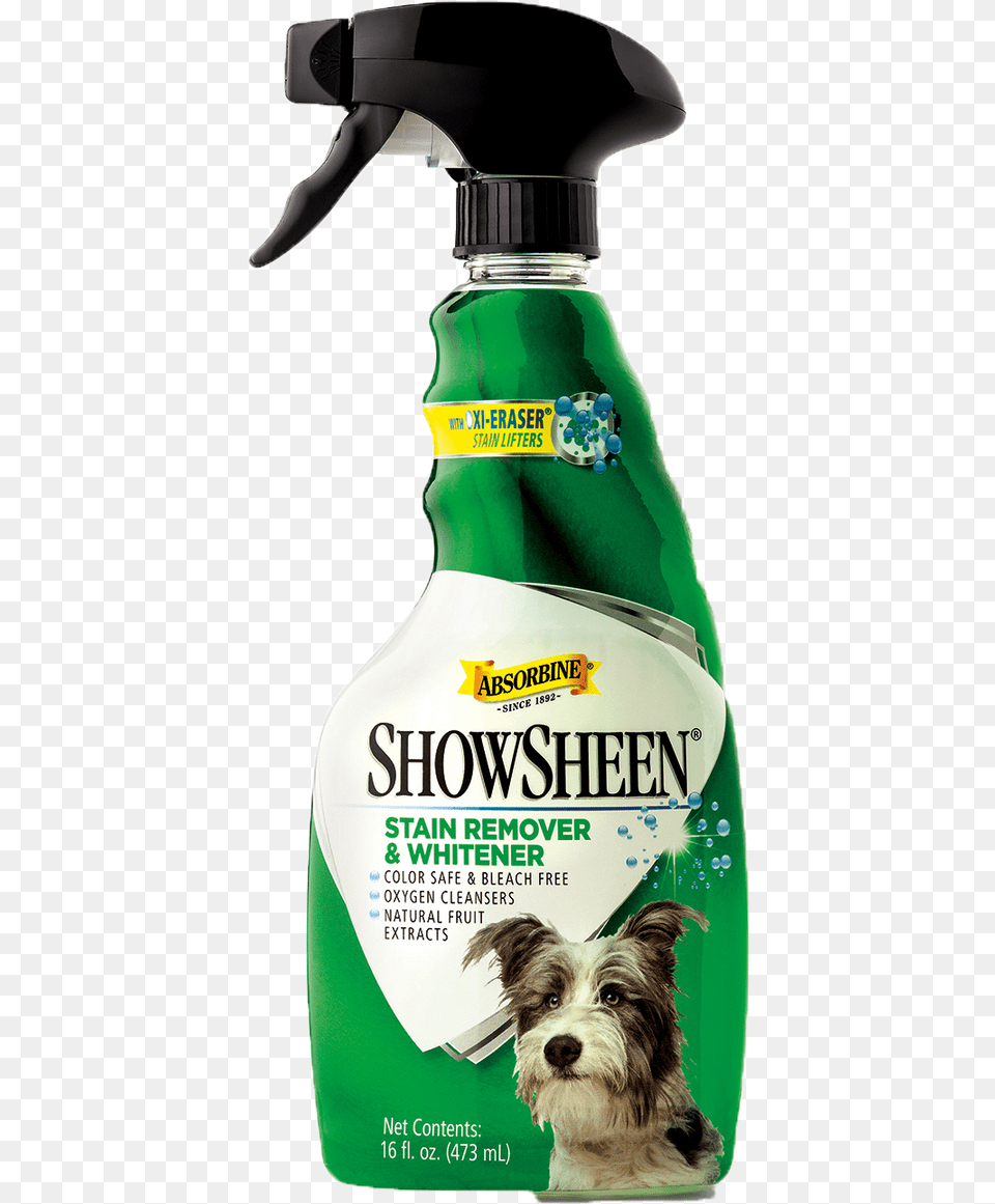 Absorbine Showsheen Stain Remover Amp Whitener Showsheen Dog Stain Remover Amp Whitener, Bottle, Animal, Canine, Mammal Png Image
