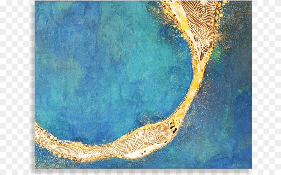 Absorption By Maria Tanikawa Nihonga Art Maria Tanikawa, Water, Sea, Land, Nature Free Png Download