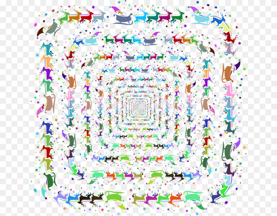 Abstract Animals Art Christmas Chromatic Colorful, Paper, Confetti Free Transparent Png