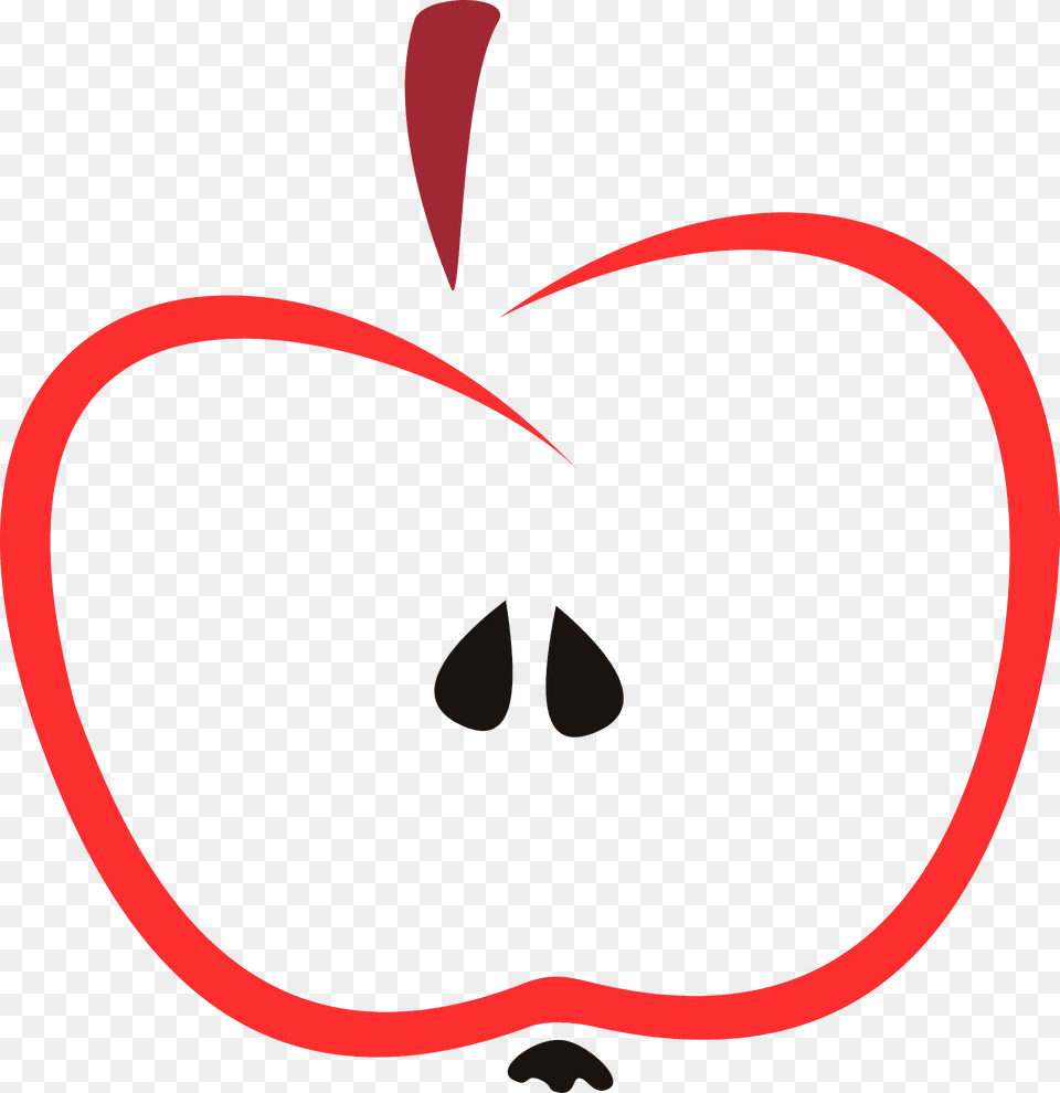 Abstract Apple Clipart, Food, Fruit, Plant, Produce Free Png Download