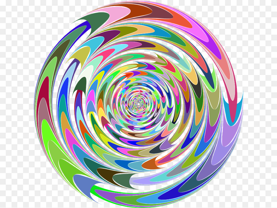 Abstract Art Chromatic Chakra Meditation Circle, Pattern, Spiral, Accessories, Fractal Png