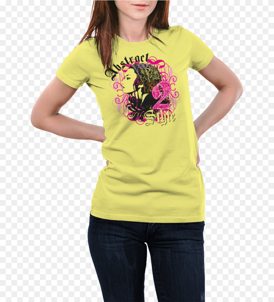 Abstract Art Style T Shirt, Jeans, Clothing, T-shirt, Pants Free Transparent Png