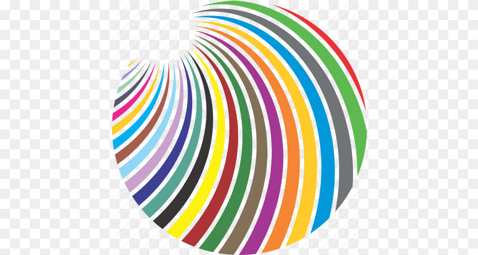 Abstract Background Circle Colorful Colorful Circle Logo, Sphere, Spiral, Art, Graphics Free Png Download