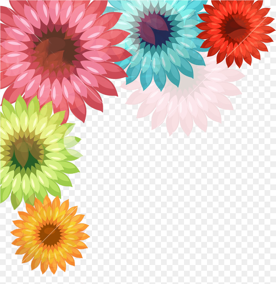 Abstract Background Images, Dahlia, Daisy, Flower, Plant Png