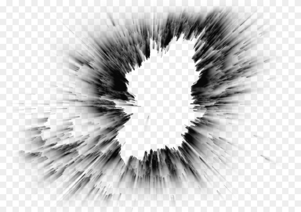 Abstract Background Pattern Black Hole Portal Monochrome Png Image