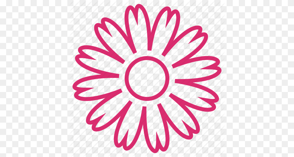 Abstract Bloom Daisy Floral Flower Flowers Sunflower Icon, Dahlia, Plant Free Transparent Png