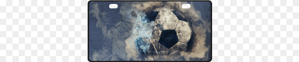 Abstract Blue Grunge Soccer License Plate Abstract Blue Grunge Soccer Throw Blanket, Ball, Football, Soccer Ball, Sport Free Png