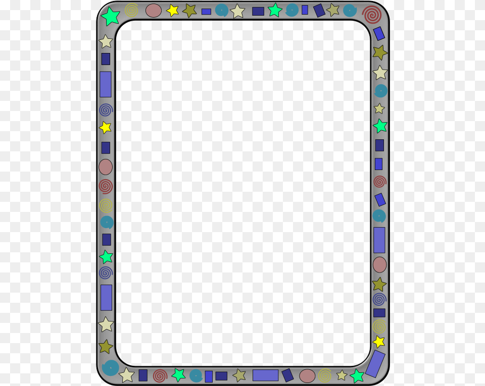 Abstract Border, White Board Free Transparent Png