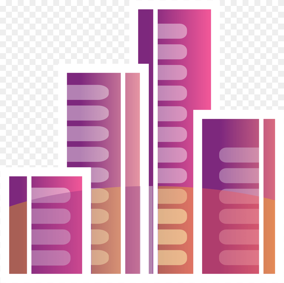 Abstract Building 1969px 66 Graphic Design, Purple, Bar Chart, Chart Free Transparent Png