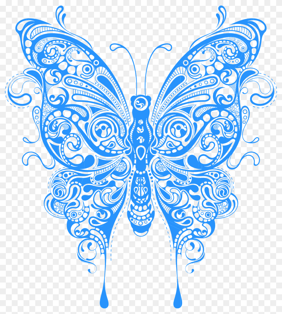 Abstract Butterfly Silhouette, Art, Floral Design, Graphics, Pattern Png